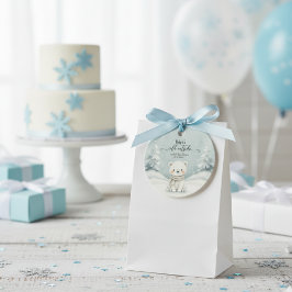Cold Outside Winter Gender Neutral Baby Shower  フェイバータグ