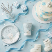 Cold Outside Winter Gender Neutral Baby Shower 紙コップ