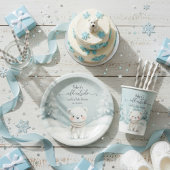 Cold Outside Winter Gender Neutral Baby Shower 紙コップ