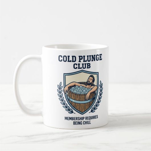 Cold Plunge Club コーヒーマグカップ (左)
