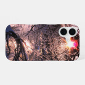 Cold River Hafren and sun iPhone 16ケース (裏面横)