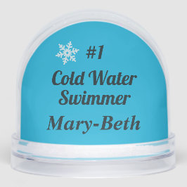 Cold Water Swimmer Swimming Number 1 