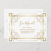 Coldenエレガントアールデコの移動発表 ポストカード (正面/裏面)