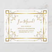 Coldenエレガントアールデコの移動発表 ポストカード (正面)