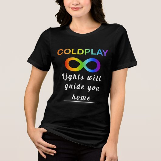 Coldplay Infinity トライブレンドTシャツ (正面)