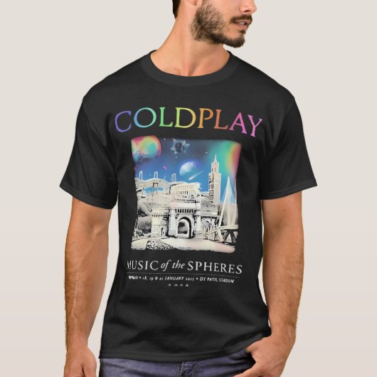 coldplay tour | the coldplay music songs tシャツ (正面)