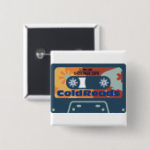 ColdReads:即興とスケッチコメディオープンマイク 缶バッジ (正面&裏面)