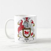 Coleの家紋 コーヒーマグカップ (左)