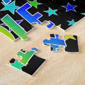 "COLE"名、おもしろい"ハッピーバースデー" ジグソーパズル (側面)