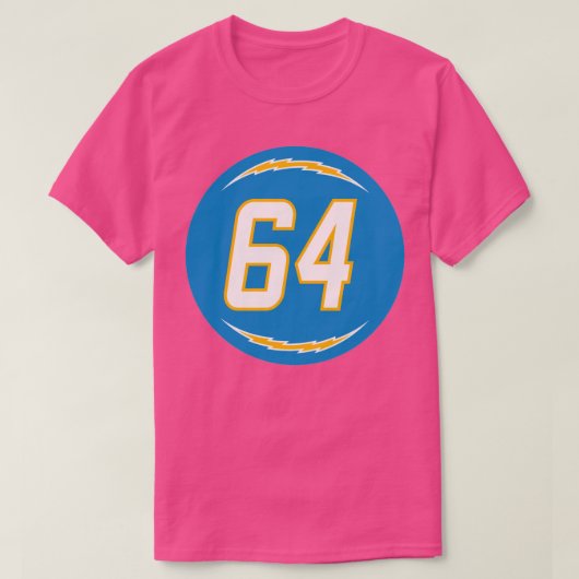 Cole Toner Number 64ジャージーロサンゼルス帯電器I Tシャツ (デザイン正面)