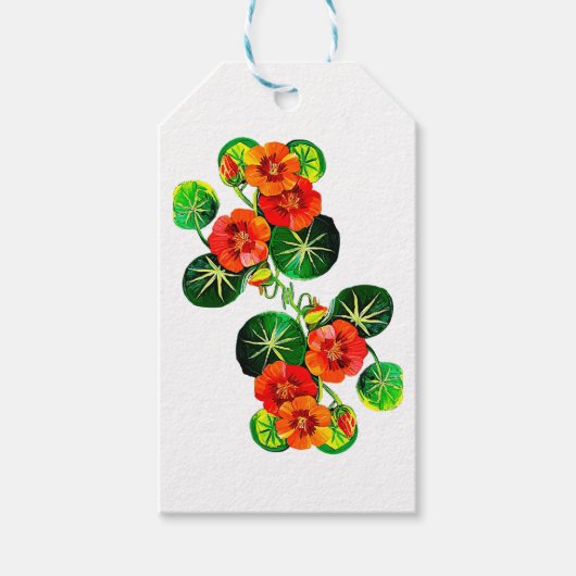 coleção Flores do Brasil capuchinha,  ギフトタグ (正面)