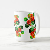 coleção Flores do Brasil capuchinha,  コーヒーマグカップ (正面右)