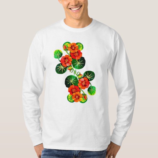 coleção Flores do Brasil capuchinha,  Tシャツ (正面)