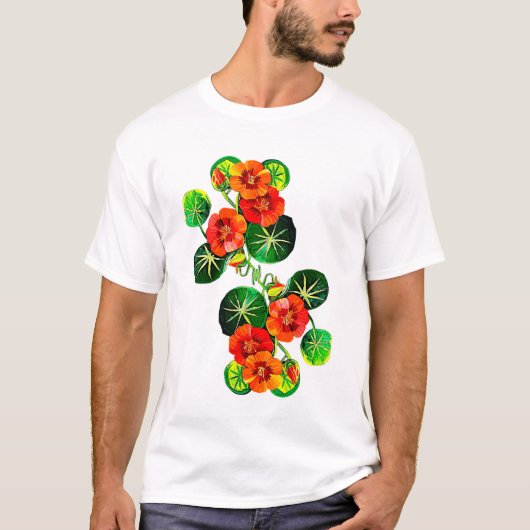 coleção Flores do Brasil capuchinha,  Tシャツ (正面)