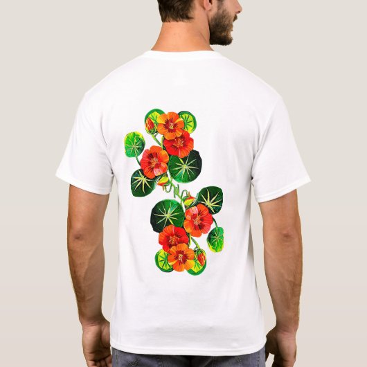coleção Flores do Brasil capuchinha,  Tシャツ (裏面)