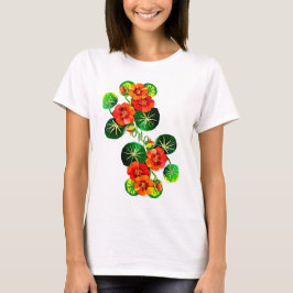 coleção Flores do Brasil capuchinha,  Tシャツ