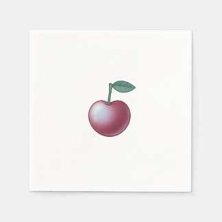🍒 Colección: Sweet Cherry Classic – Timeless Eleg スタンダードカクテルナプキン