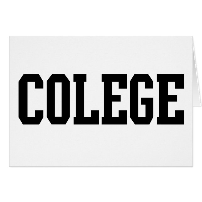 Colegeは大学を誤まって綴りました (正面横)