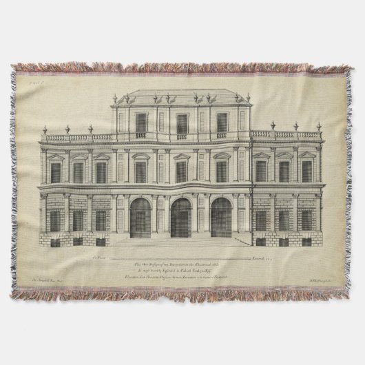 Colenキャンベル著演劇的なスタイルFaçade スローブランケット (正面)