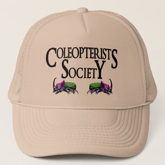 Coleopterists SocietyロゴII キャップ (正面)