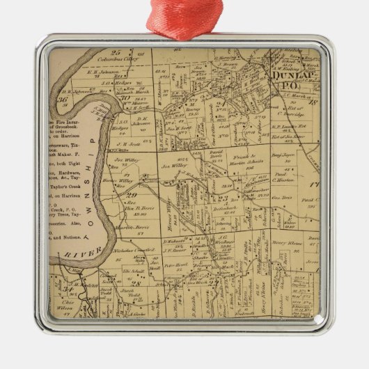 Colerain、オハイオ州 メタルオーナメント (正面)
