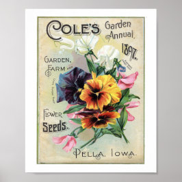 Coles Garden Annual 1897 ポスター