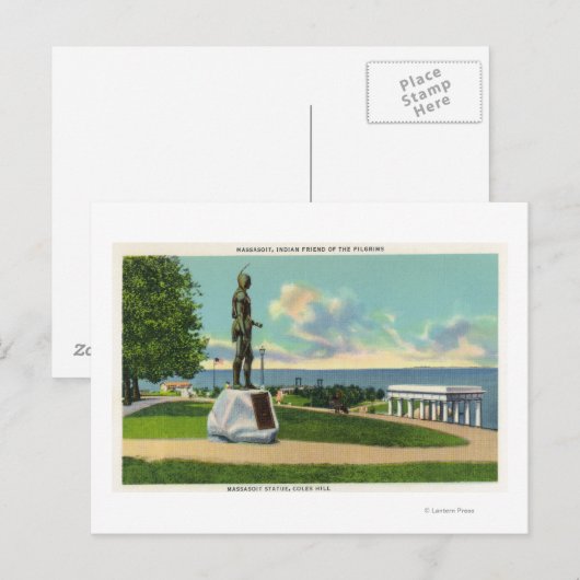 Coles Hill View of the Massasoit像 ポストカード (正面/裏面)