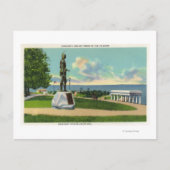 Coles Hill View of the Massasoit像 ポストカード (正面)