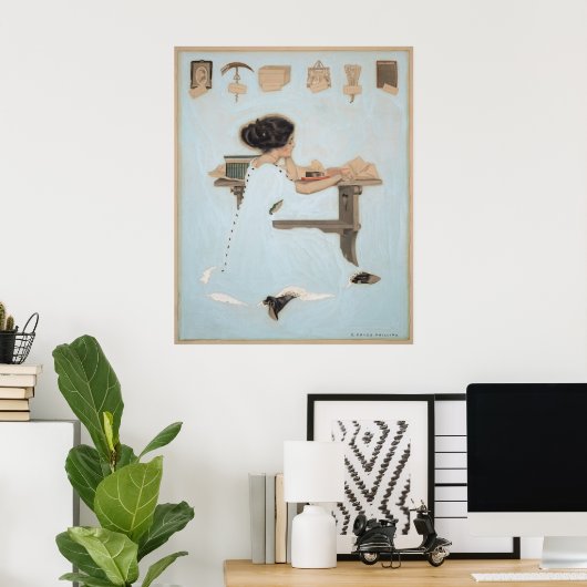 Coles Phillipsによるこれらのプレゼントですべての男性を知る ポスター (ホームオフィス)