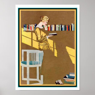 Coles Phillipsアールデコ「Fade 遠くに Girl」 12 x 16 ポスター