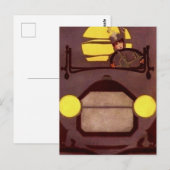 Coles Phillips「フェードアウェイ・ガール」 “The Roadster" ポストカード (正面/裏面)