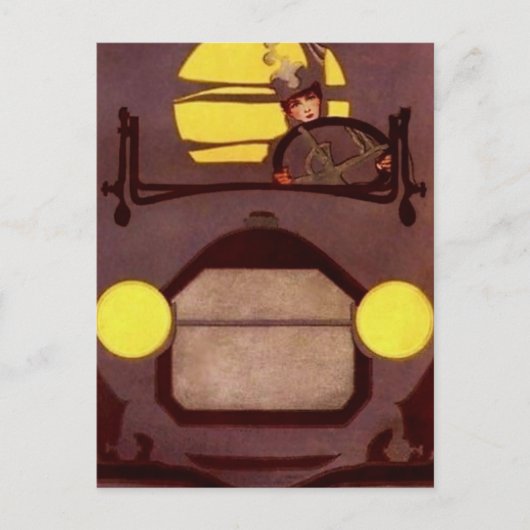 Coles Phillips「フェードアウェイ・ガール」 “The Roadster" ポストカード (正面)