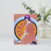 Coles Phillips「フェードアウェイ・ガール」 “The Wheel” ポストカード (スタンド正面)