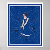 Coles Phillips Deco Spider Web Life Cover 16 x 20 ポスター (正面)