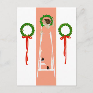 Coles Phillips Fadeway Christmas Deck The Holes シーズンポストカード