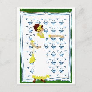 Coles Phillips Fadeway - County Fairの女性 ポストカード