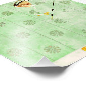 Coles Phillips 'Fadeway Girl' "Green Wallpaper" フォトプリント (角)