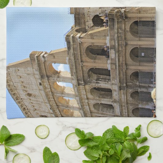 Colesseumはがき キッチンタオル (折り畳み)