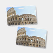 Colesseumはがき バッジ (正面＆裏面)