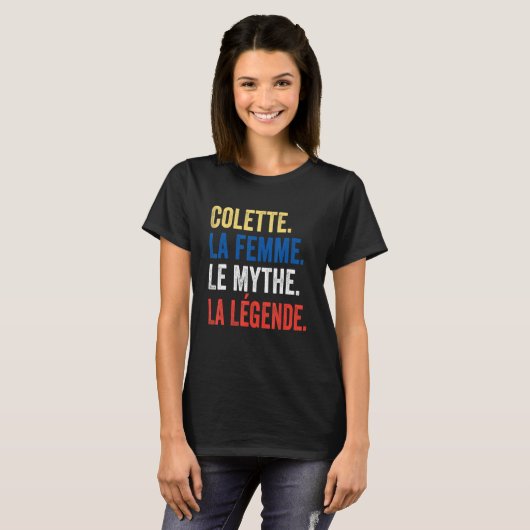 Colette La Femme Le Mythe La Legend  for Colette Tシャツ (正面フル)