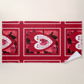 Coleus Close-up with John 3:16 ビーチタオル (正面)