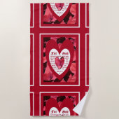 Coleus Close-up with John 3:16 ビーチタオル (正面)