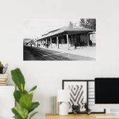 Colfax Train Stationの外観 ポスター (ホームオフィス)