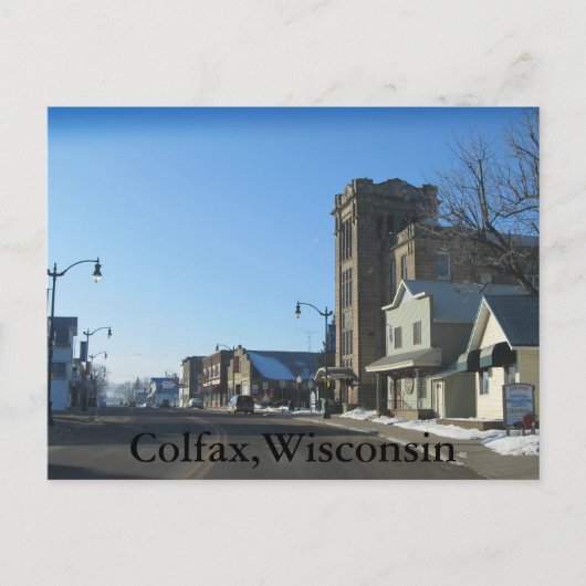 Colfax, Wisconsinポストカード ポストカード (正面)