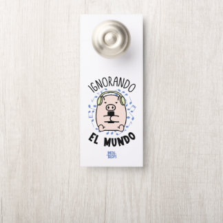 Colgador de puertas│Ignaorando el mundo ドアノブサイン