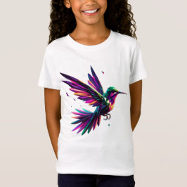 Colibrí Arcoíris Geométrico – Arte Moderno Vibrant Tシャツ