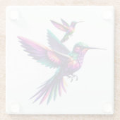Colibrí prisma multicolor ガラスコースター (裏面)