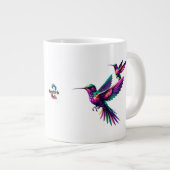 Colibrí prisma multicolor ジャンボコーヒーマグカップ (正面右)
