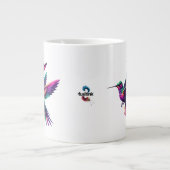 Colibrí prisma multicolor ジャンボコーヒーマグカップ (正面)