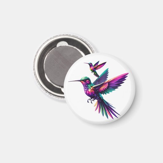 Colibrí prisma multicolor マグネット (正面/裏面)